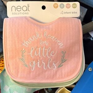 Neat Solutions Pink Infant Bibs